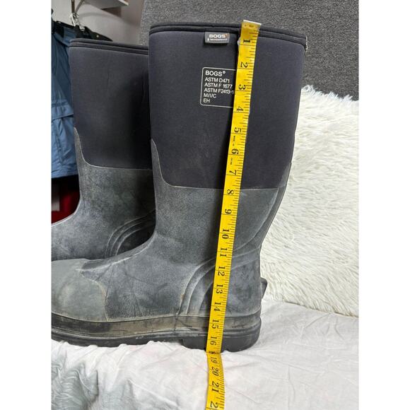 BOGS Boots Mens Size 17 Forge ST Steel Toe Waterproof Work Rubber 69172-001 - Picture 9 of 9